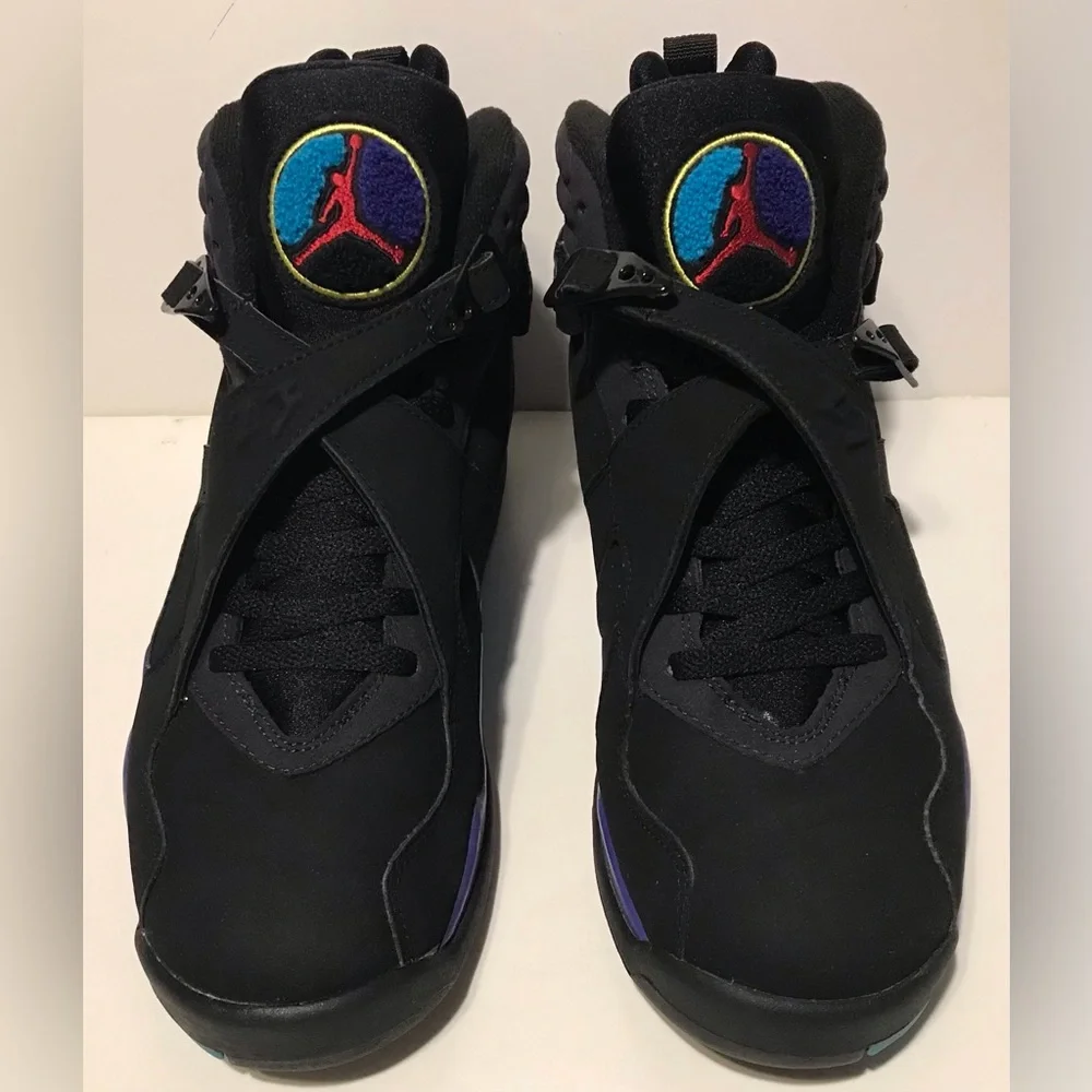 Vintage 2007 NIKE AIR JORDAN 8 VIII AQUA Sz 10 RECIEPT Supreme Sb I IV V VI XI X